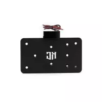 Support de plaque d'immatriculation avec éclair pour tchèque 160x200 mm