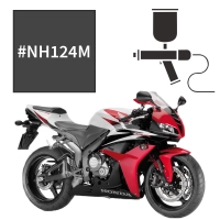 Peinture honda achilles black metallic cbr600rr 2007-2008