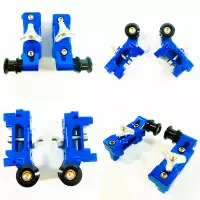 Tendeurs de chaine kalyosa bleu avec diabolos c pour yamaha mt07/fz07/xsr700