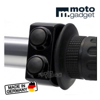 Commodo m.switch 2 boutons motogadget 1" aluminium cnc