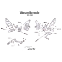 Commandes reculées mv parts ducati 749 999