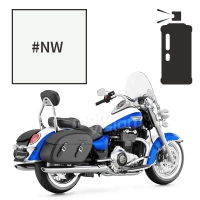 Peinture tricouche en spray triumph crystal white pearl 1700 thunderbird lt 2014-2016