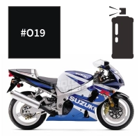 Peinture en spray suzuki space black gsxr 600 750 1000