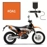 Peinture tricouche ktm adrenaline orange ktm 690 enduro r 2008-2016