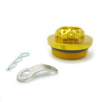 Bouchon moteur racing en aluminium pour bmw r1200gs / adventure / hp2 m34 x 1,5