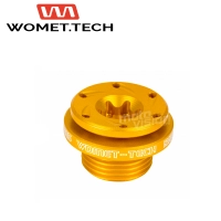 Bouchon moteur racing en aluminium womet tech® suzuki m20x1,5