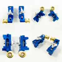 Tendeurs de chaine kalyosa bleu avec diabolos c pour yamaha mt07/fz07/xsr700