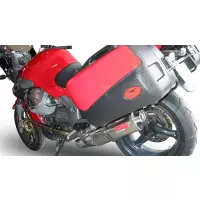 Pot gpr tri-ovale inox - homologué  - moto guzzi breva 1200 2007/08