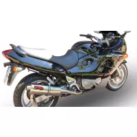 Pot gpr tri-ovale inox - homologué  - suzuki gsx600-750 f 1998/05