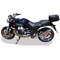 Pot gpr tri-ovale inox - homologué  - moto guzzi breva 850 2006/11