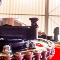 Tendeurs de chaine kalyosa noir pour yamaha mt07/fz07/xsr700