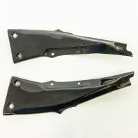 Cache sous cadre carbone brillant kawasaki zx10r 2011-2017