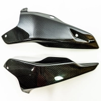 Sabot en deux parties carbone vernis pour mv agusta brutale 800rr 2018