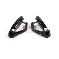 Paire de rétroviseurs sur embout de guidon alu cnc