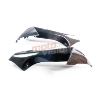 Paire de caches canaux d'airs carbone suzuki gsxr 600 750 l1 2011-2016