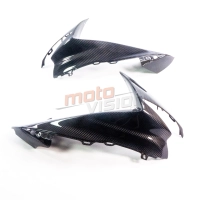 Paire de caches canaux d'airs carbone suzuki gsxr 600 750 l1 2011-2016
