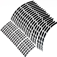 Liserets de jantes ducati - couleur noir