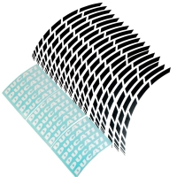 Liserets de jantes ducati - couleur noir