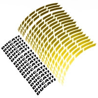 Liserets de jantes ducati or