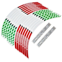 Liserets de jantes ducati corse tricolore