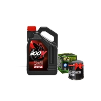 Pack motul 300v 10w40 4l + filtre à huile hiflo hf153 offert