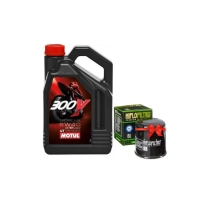 Pack motul 300v 5w40 4l + filtre à huile hiflo hf138 offert