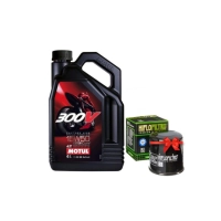Pack motul 300v 15w50 4l + filtre à huile hiflo hf138 offert