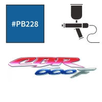 Peinture honda dionysus blue cbr600f 1991