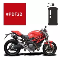Peinture tricouche en spray ducati red anniversary 696 monster 2007-2014