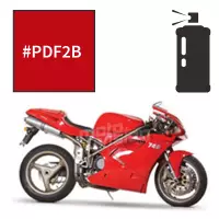 Peinture tricouche en spray ducati red anniversary 748 s 2001