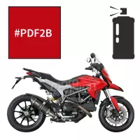 Peinture tricouche en spray ducati red anniversary 821 hyperstrada 2013-2015