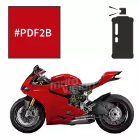 Peinture tricouche en spray ducati red anniversary 848 evo 2011-2012