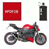 Peinture tricouche en spray ducati red anniversary 848 streetfighter 2009-2012/2014