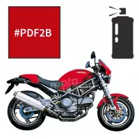Peinture tricouche en spray ducati red anniversary 900 monster 1993-2002