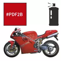Peinture tricouche en spray ducati red anniversary 916 1993-1998