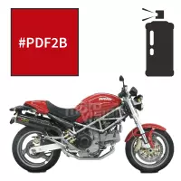 Peinture tricouche en spray ducati red anniversary 1000 monster 2001-2006