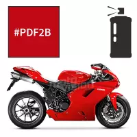Peinture tricouche en spray ducati red anniversary 1198 2009-2011
