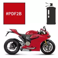 Peinture tricouche en spray ducati red anniversary 1199 panigale 2012-2014