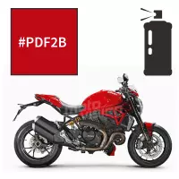 Peinture tricouche en spray ducati red anniversary 1200 monster r 2016-2018