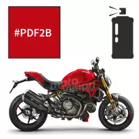 Peinture tricouche en spray ducati red anniversary 1200 monster s 2014-2019