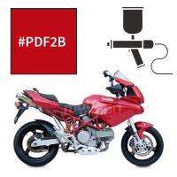 Peinture tricouche ducati anniversary red 620 multistrada 2005-2006