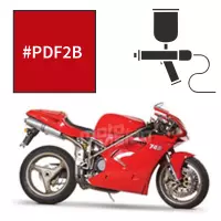 Peinture tricouche ducati anniversary red 748 r 2000-2002