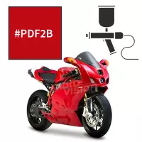 Peinture tricouche ducati anniversary red 749 r 2004-2006