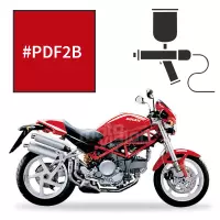 Peinture tricouche ducati anniversary red 800 monster s2r 2003-2007