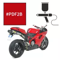 Peinture tricouche ducati red anniversary 848 2008-2010