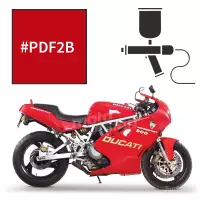 Peinture tricouche ducati red anniversary 900 ss 1991-2003