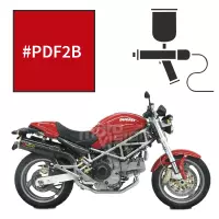 Peinture tricouche ducati red anniversary 1000 monster 2001-2006