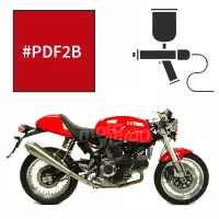 Peinture tricouche ducati red anniversary 1000 sport 2006-2007