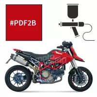 Peinture tricouche ducati red anniversary 1100 hypermotard 2007-2009