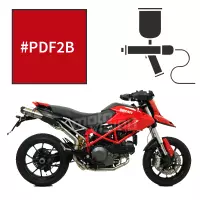 Peinture tricouche ducati red anniversary 1100 hypermotard evo 2010-2012